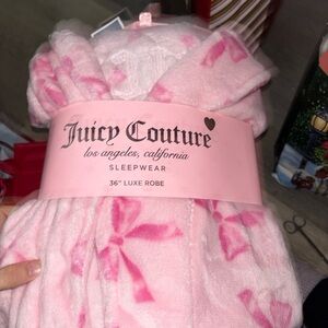 Juicy Couture Pink Bow Patterned Sleepwear